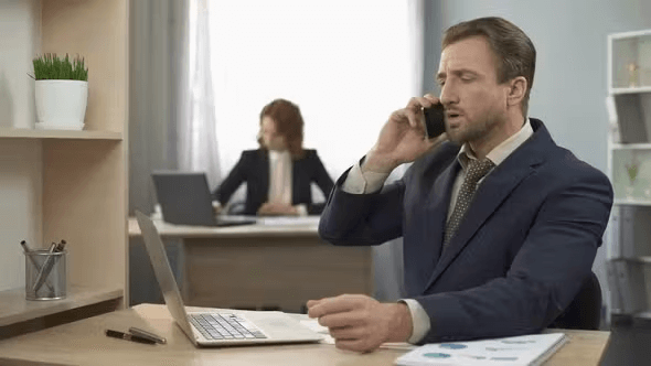 Person talking on phone - A1 Passport & Visa services, New York